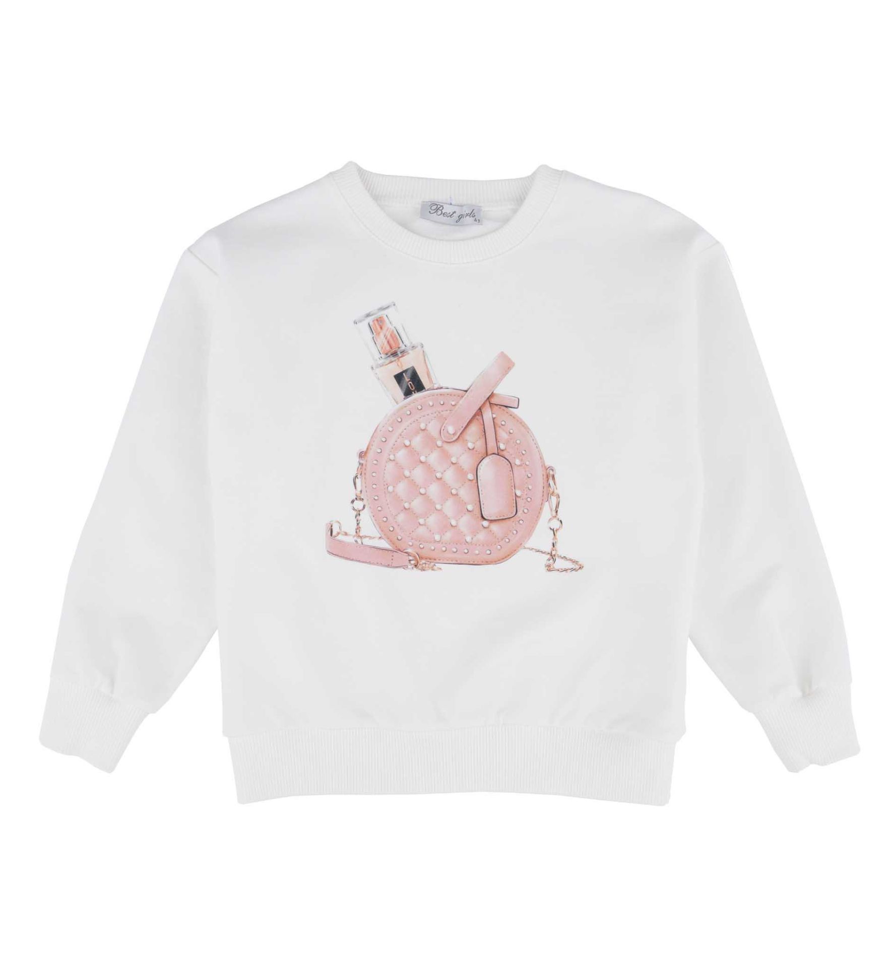 KIZ ÇOCUK BASKILI SWEATSHIRT