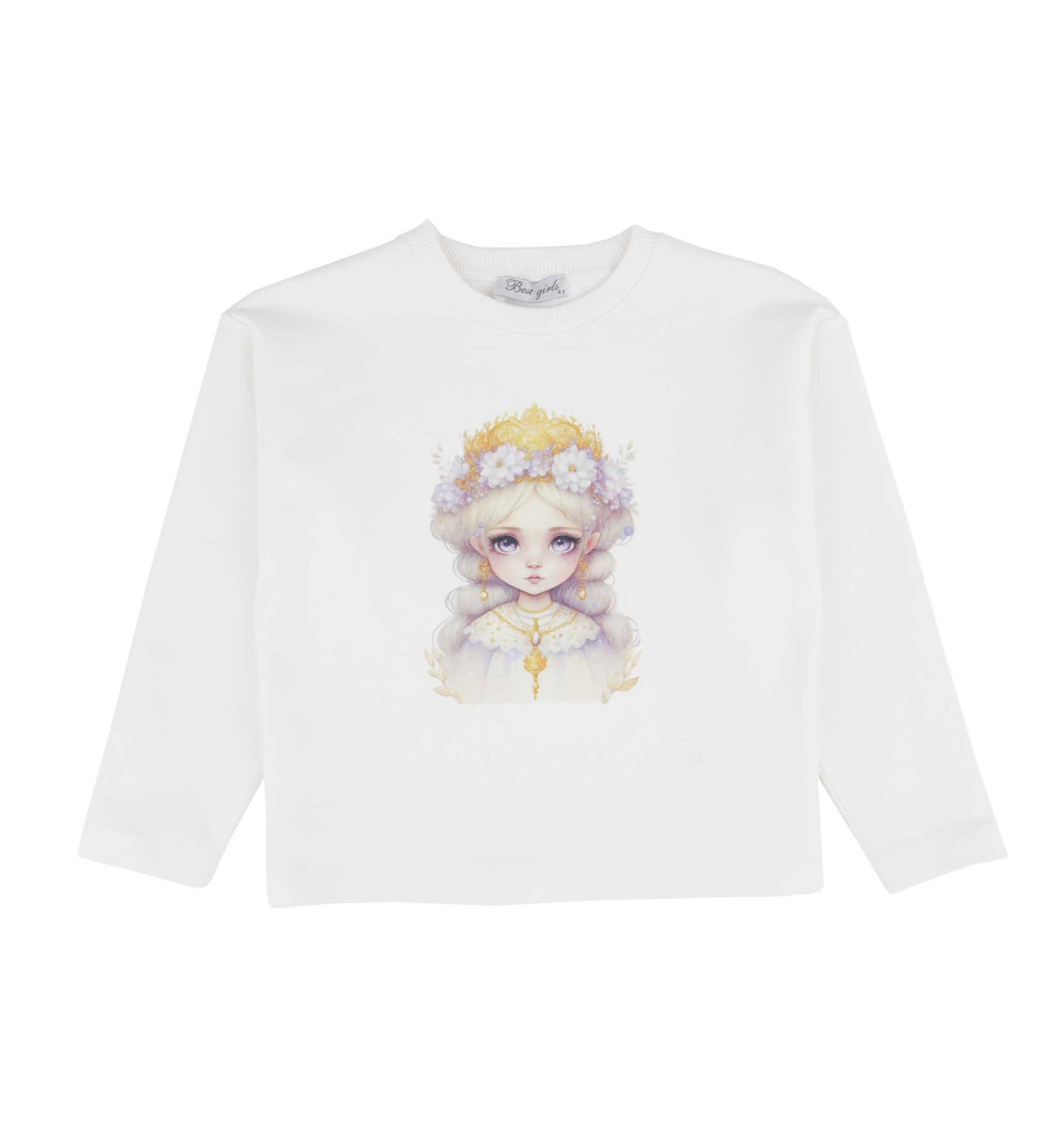 KIZ ÇOCUK KIZ BASKILI SWEATSHIRT