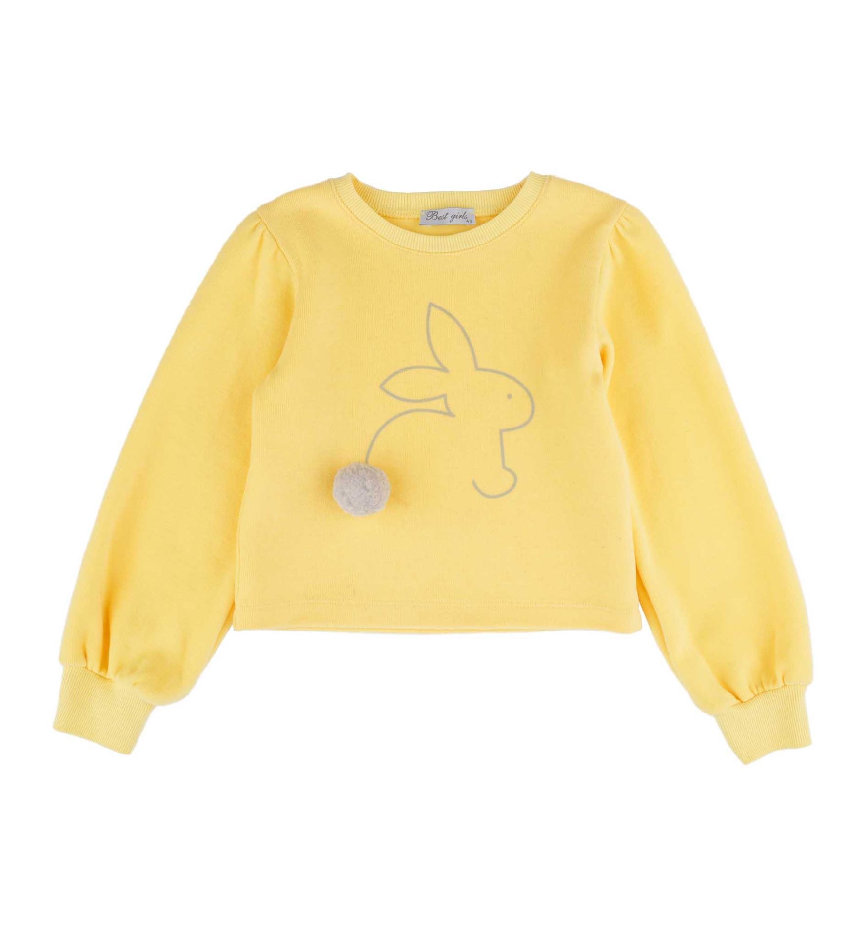 KIZ ÇOCUK TAVŞANLI SWEATSHIRT