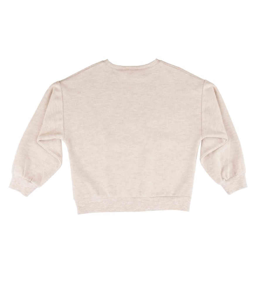 KIZ ÇOCUK PÜSKÜL DETAYLI SWEATSHIRT