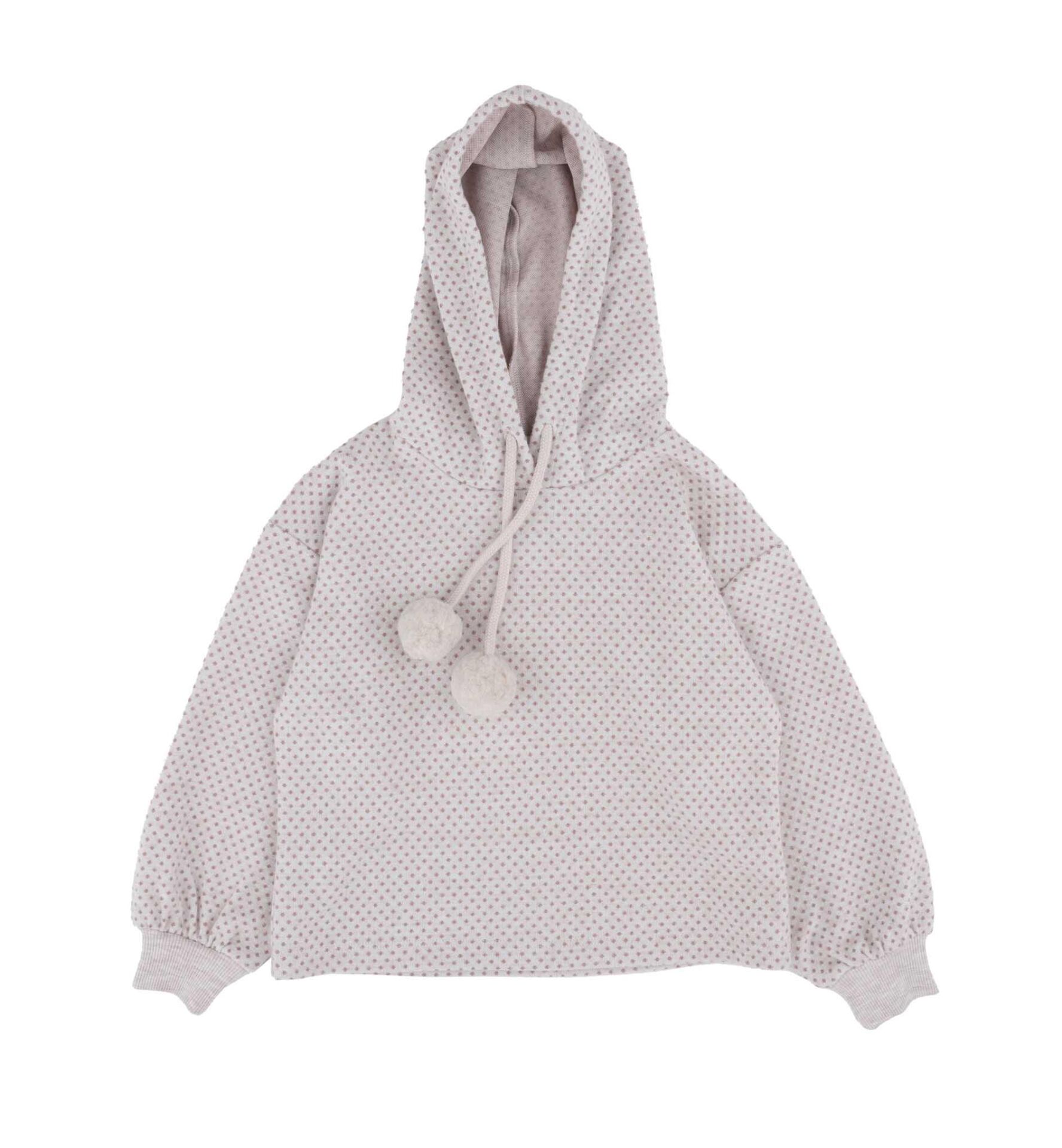 KIZ ÇOCUK PONPONLU SWEATSHIRT
