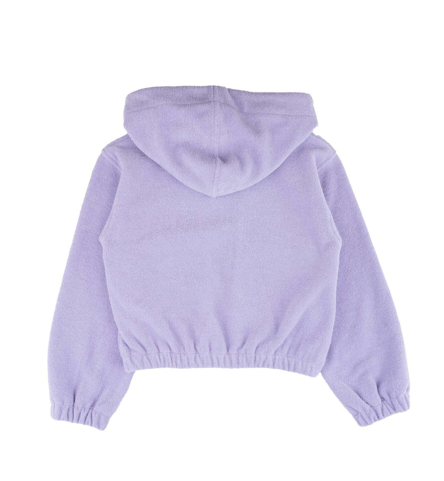 KIZ ÇOCUK KAPÜŞONLU FERMUARLI SWEATSHIRT