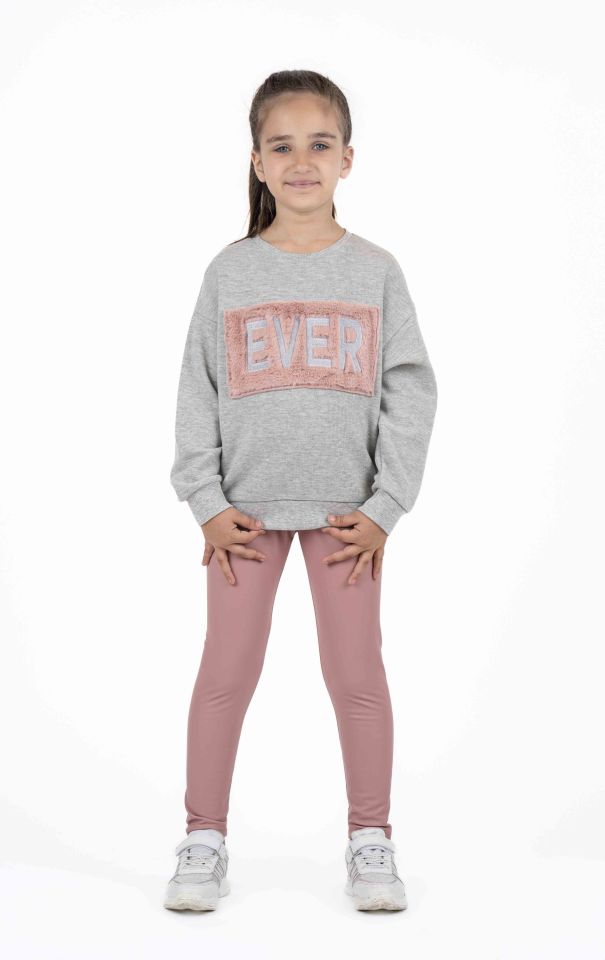 KIZ ÇOCUK BASKILI SWEATSHIRT