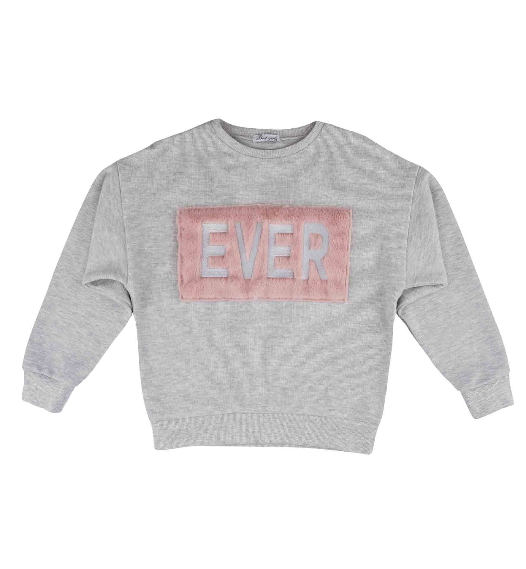 KIZ ÇOCUK BASKILI SWEATSHIRT