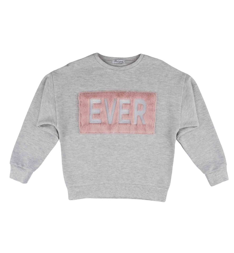 KIZ ÇOCUK BASKILI SWEATSHIRT