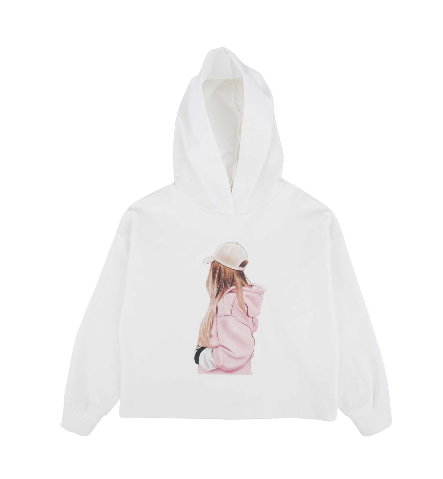 KIZ ÇOCUK KAPÜŞONLU SWEATSHIRT