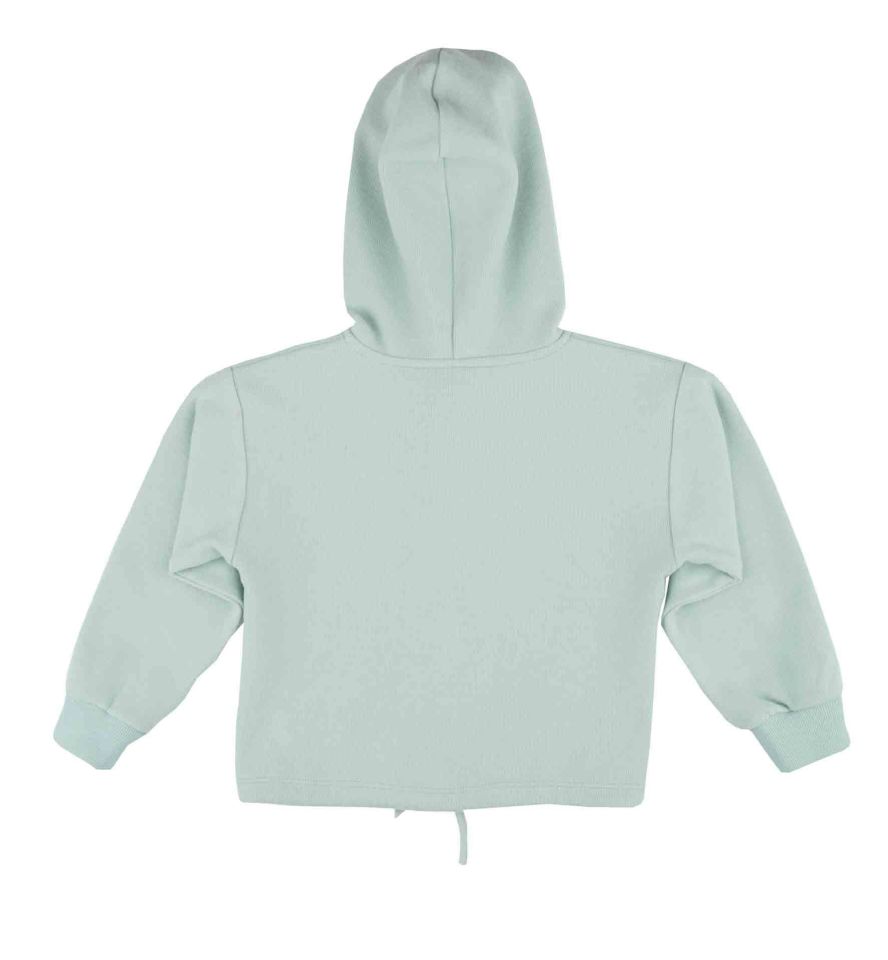 KIZ ÇOCUK ÖNÜ DÜĞMELİ SWEATSHIRT