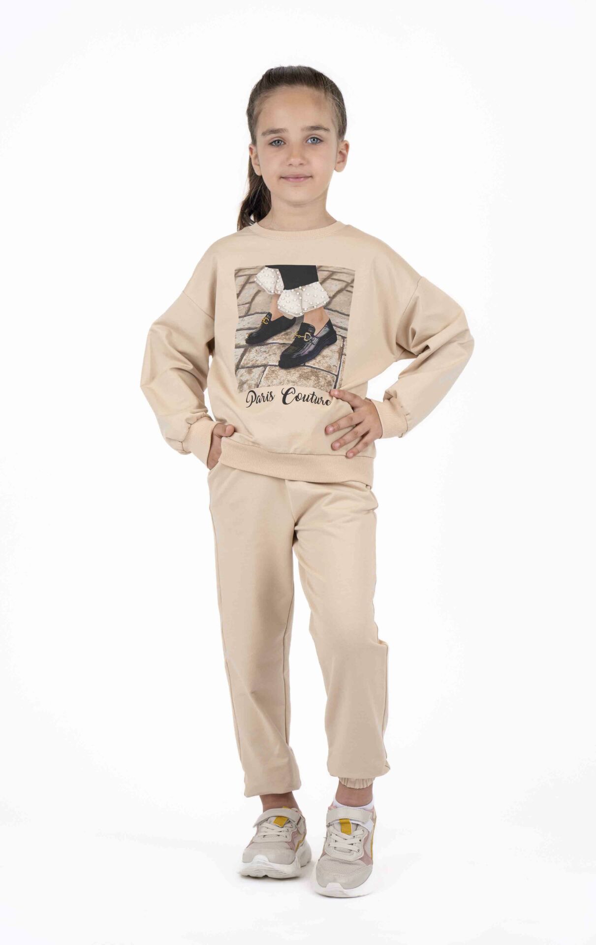 KIZ ÇOCUK BASKILI SWEATSHIRT