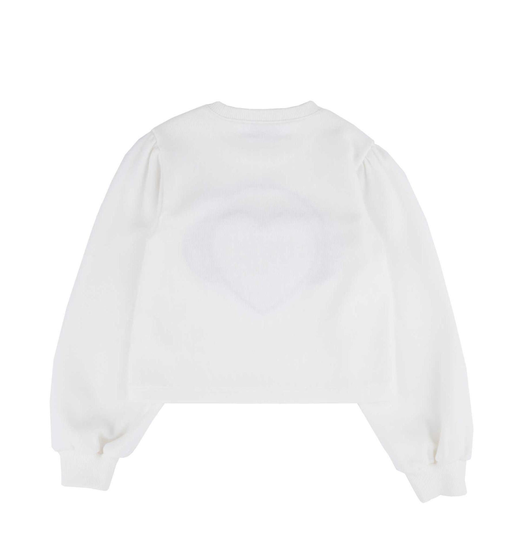 KIZ ÇOCUK KALPLİ SWEATSHIRT