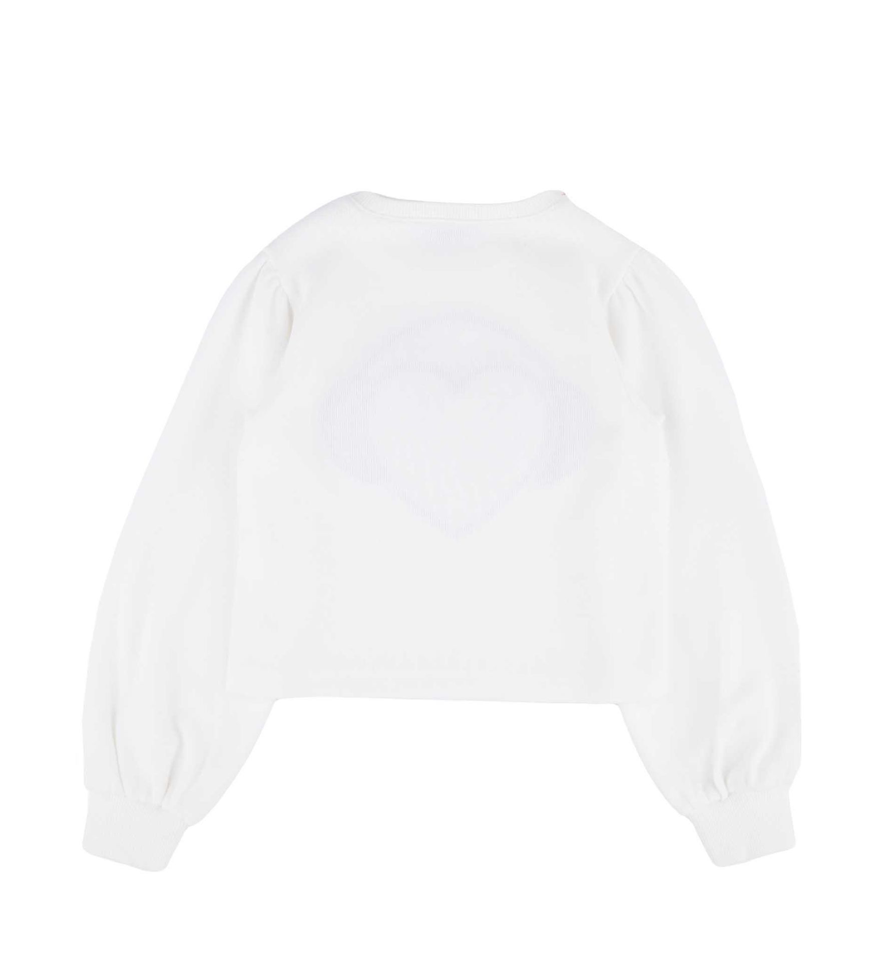 KIZ ÇOCUK KALPLİ SWEATSHIRT