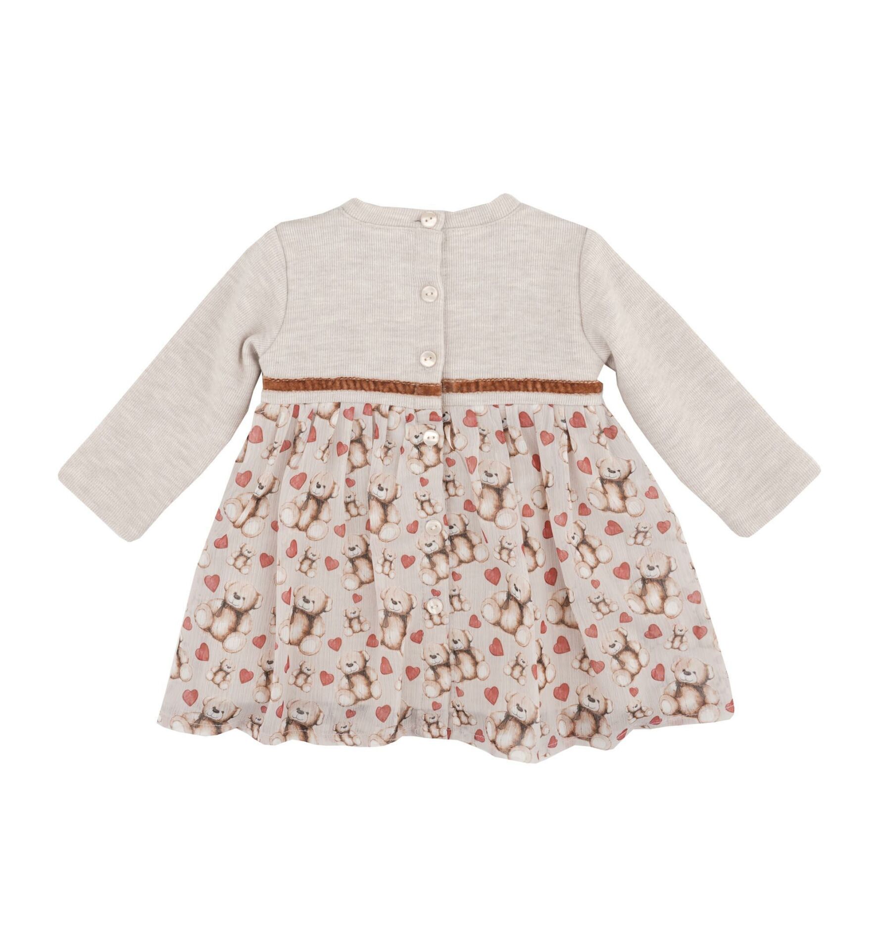 KIZ BEBEK DESENLİ ELBİSE