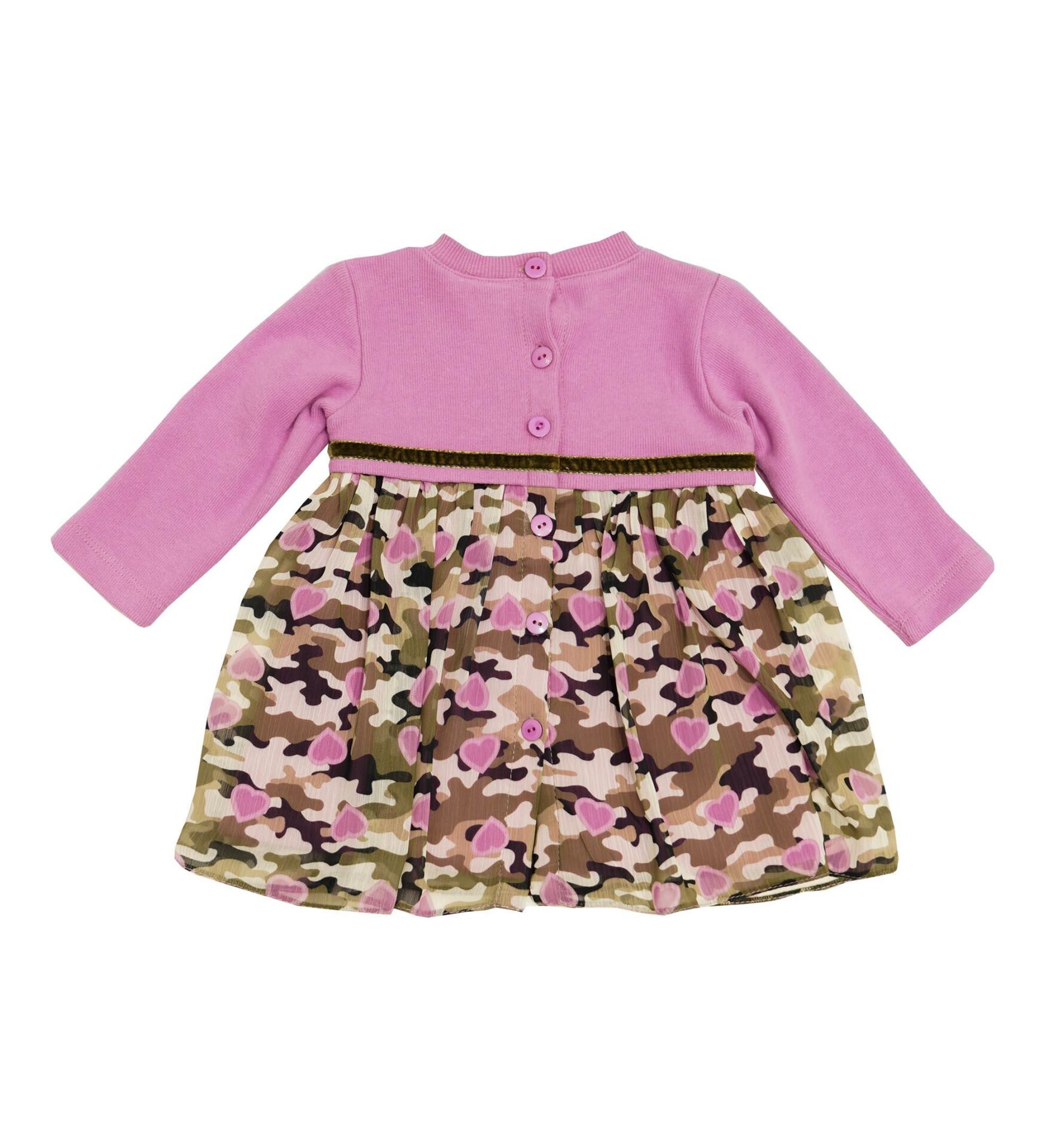 KIZ BEBEK DESENLİ ELBİSE