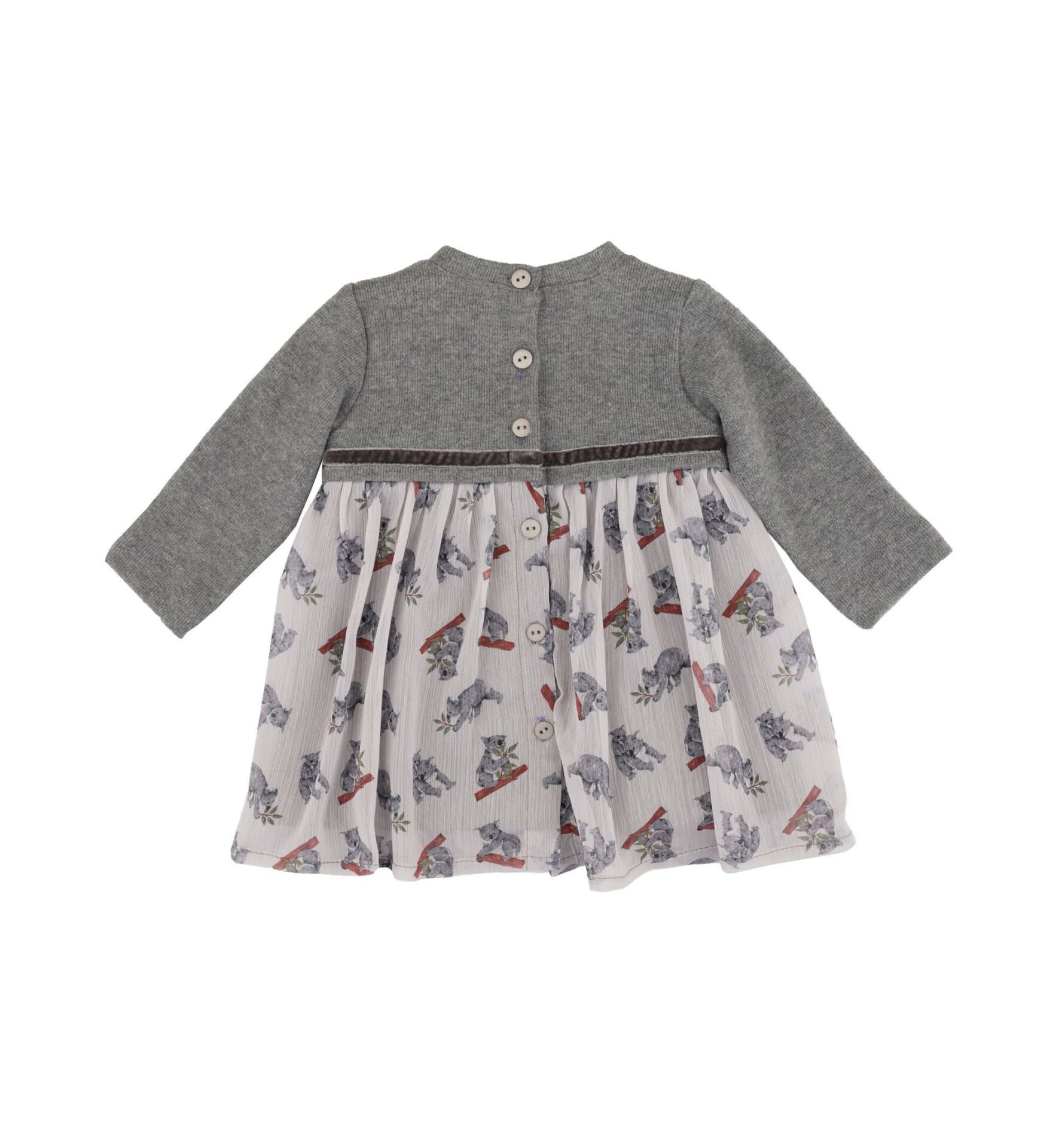 KIZ BEBEK DESENLİ ELBİSE