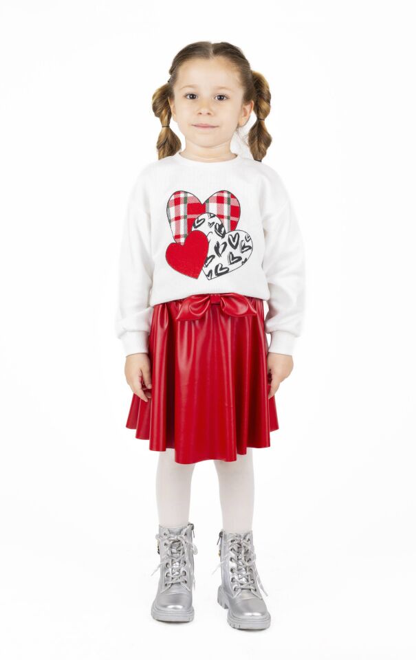 KIZ ÇOCUK BASKILI SWEATSHIRT