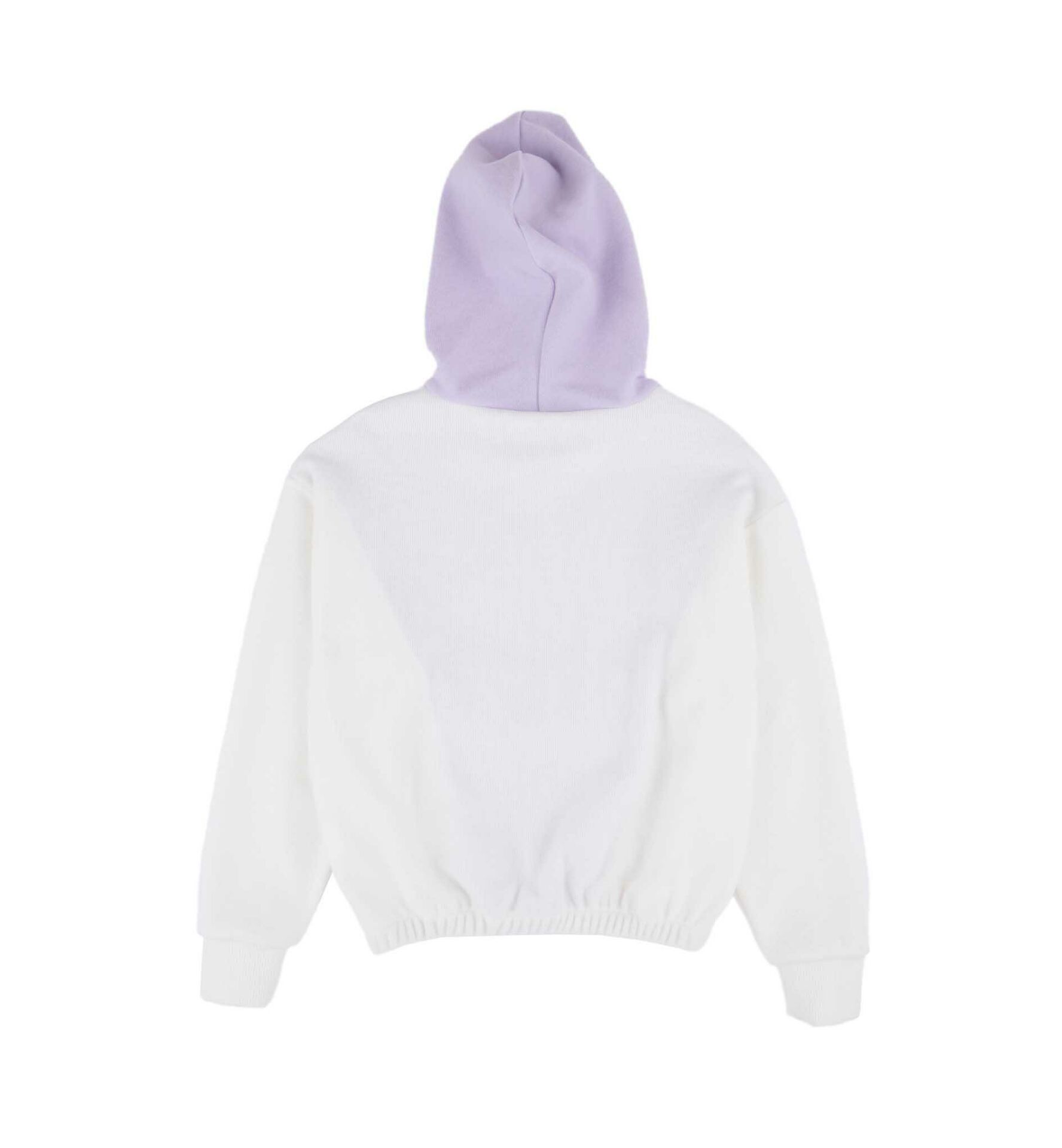 KIZ ÇOCUK BLOK RENKLİ KAPÜŞONLU SWEATSHIRT