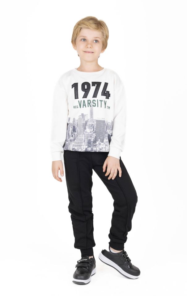 ERKEK ÇOCUK BASKILI SWEATSHIRT