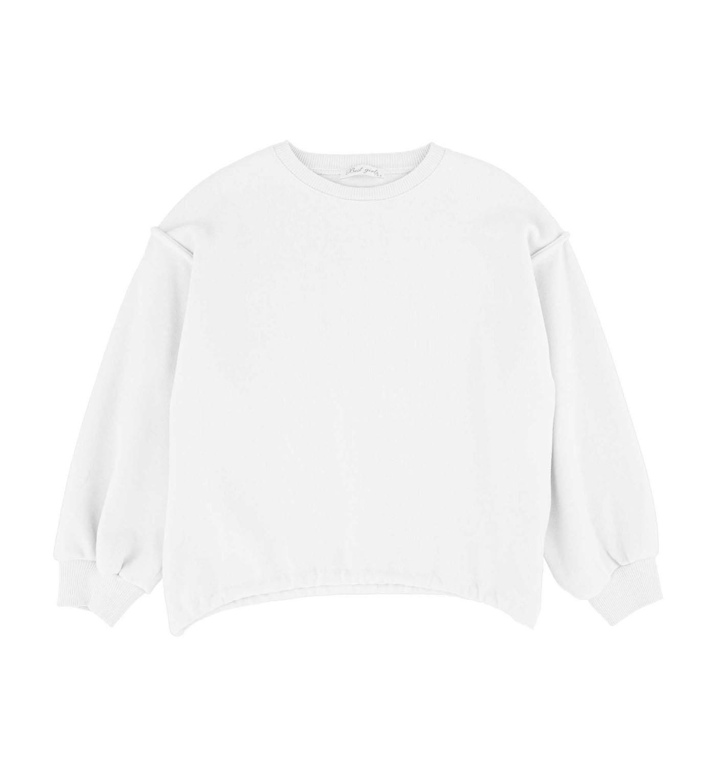 KIZ ÇOCUK BEL BÜZGÜLÜ SWEATSHIRT