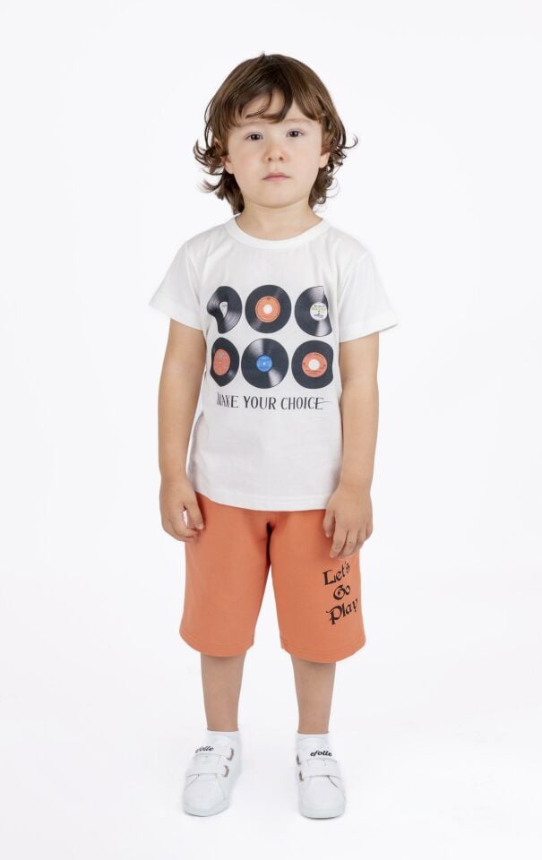ERKEK ÇOCUK BASKILI T-SHIRT
