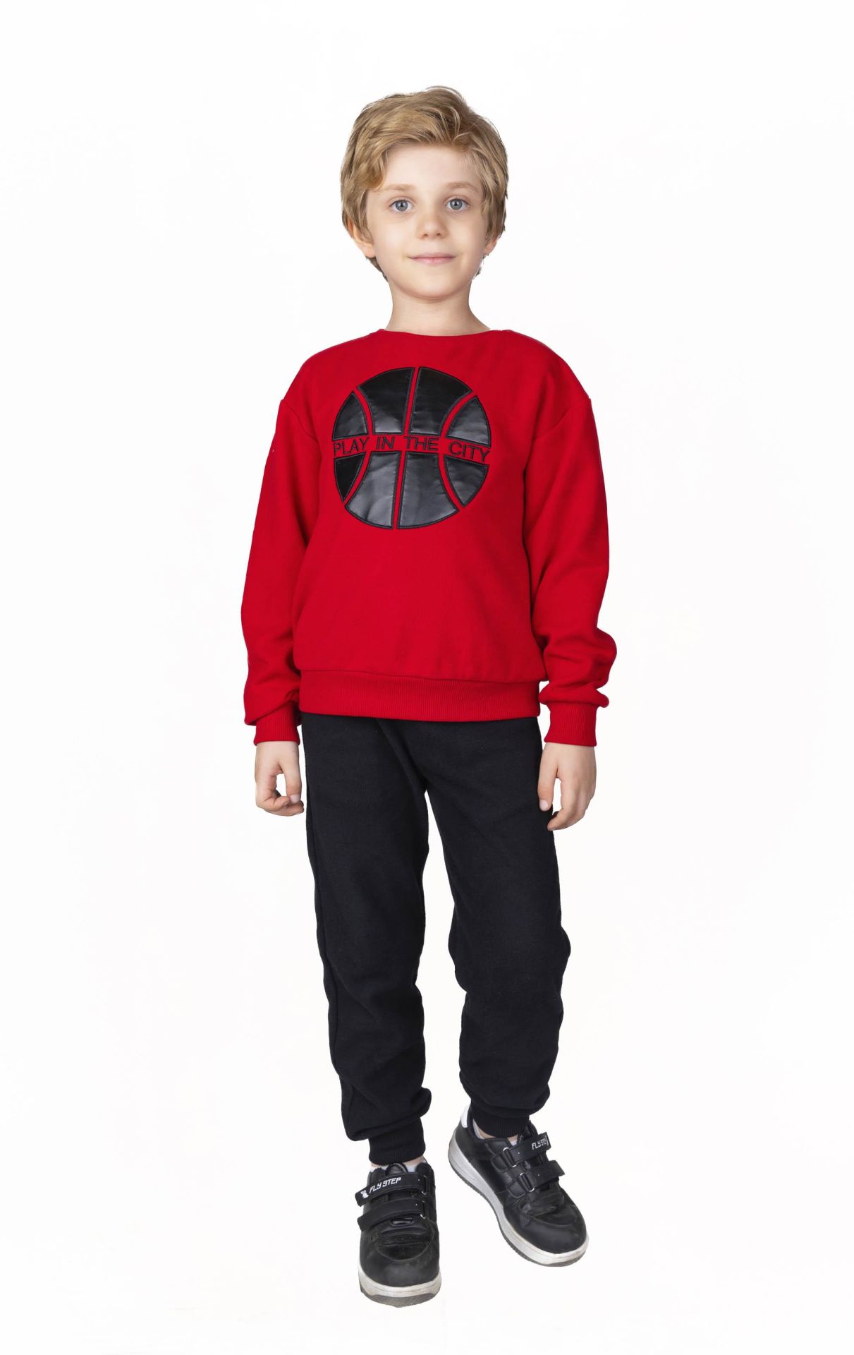 ERKEK ÇOCUK TOP BASKILI SWEATSHIRT