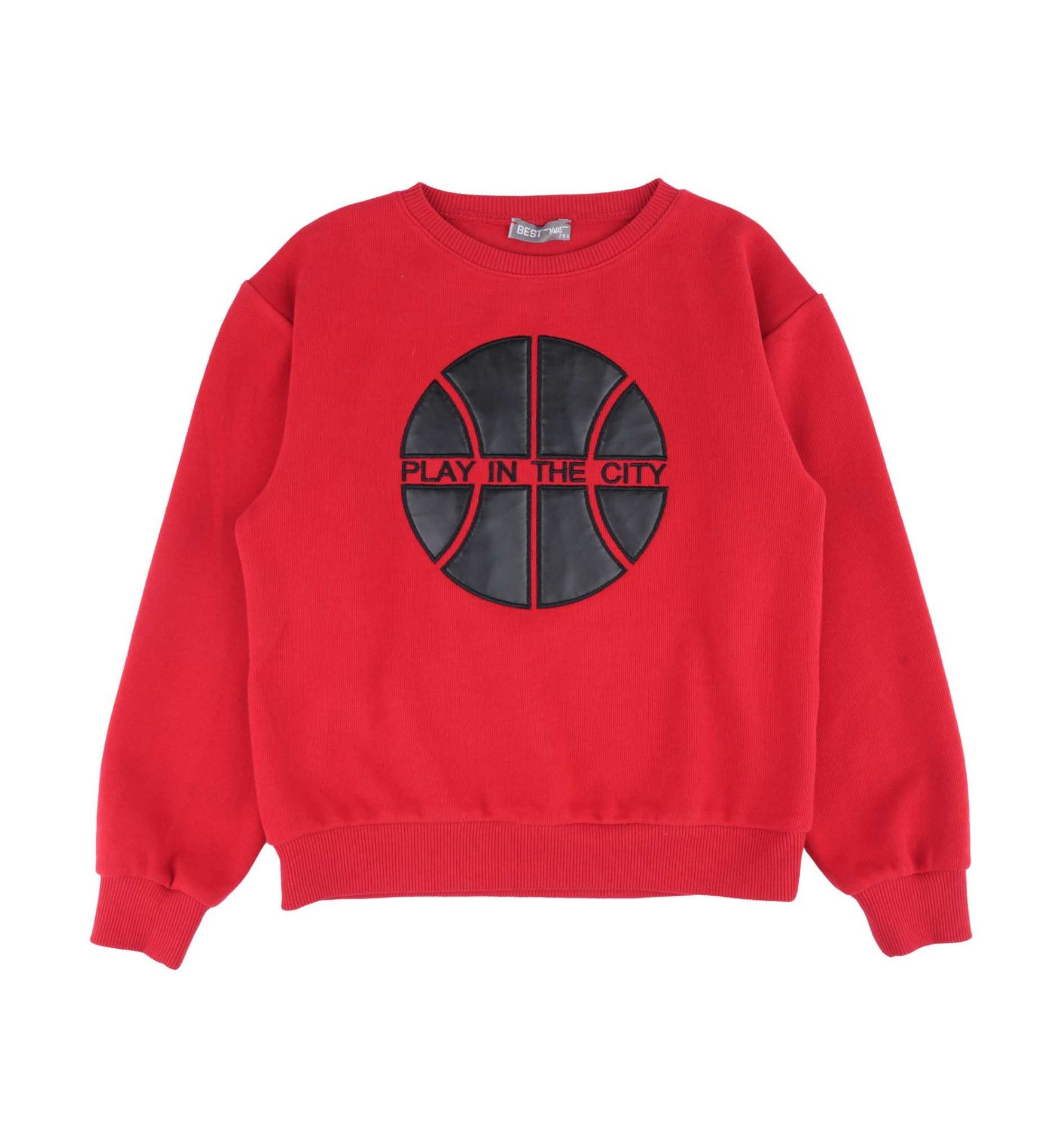 ERKEK ÇOCUK TOP BASKILI SWEATSHIRT