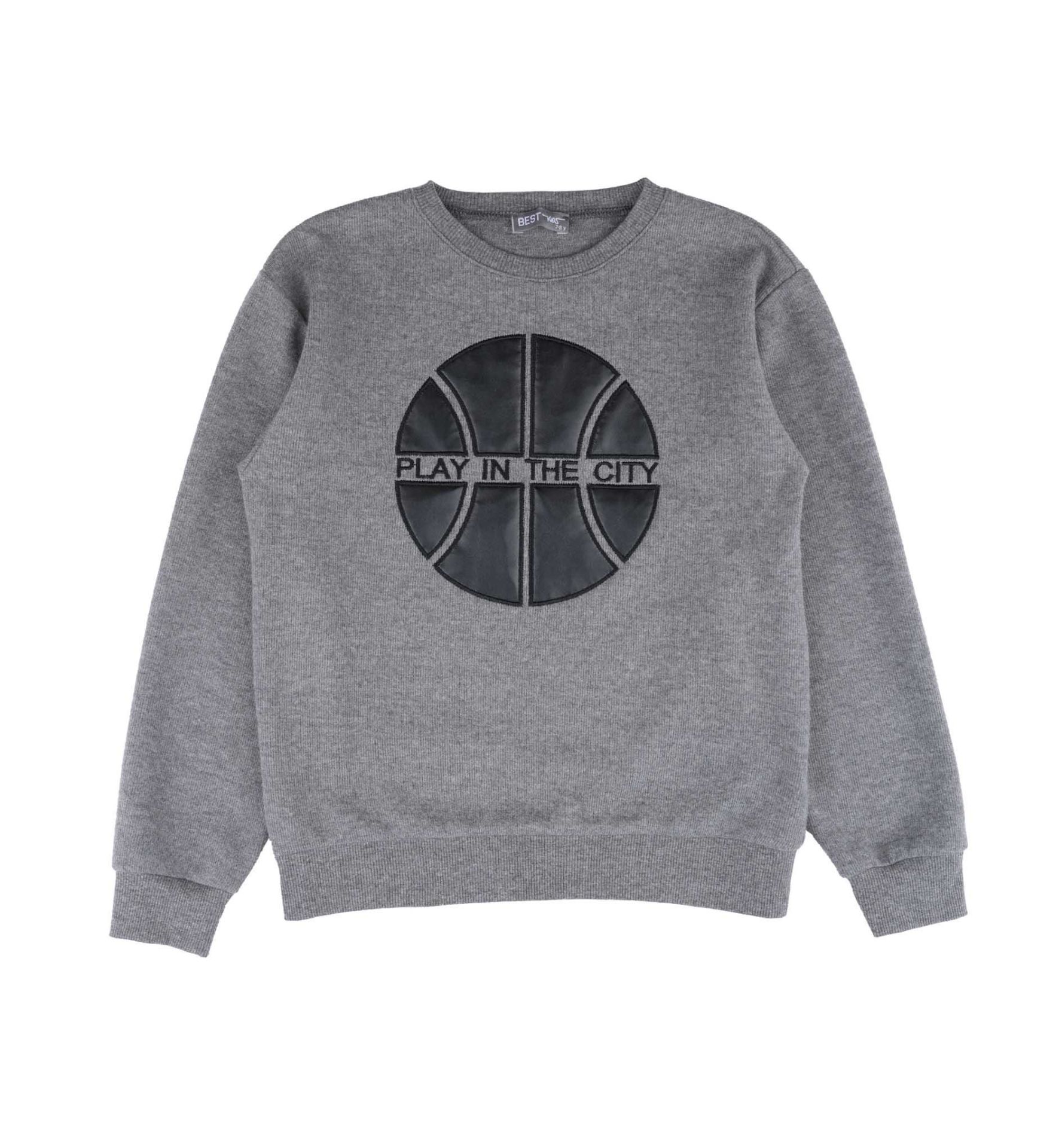 ERKEK ÇOCUK TOP BASKILI SWEATSHIRT