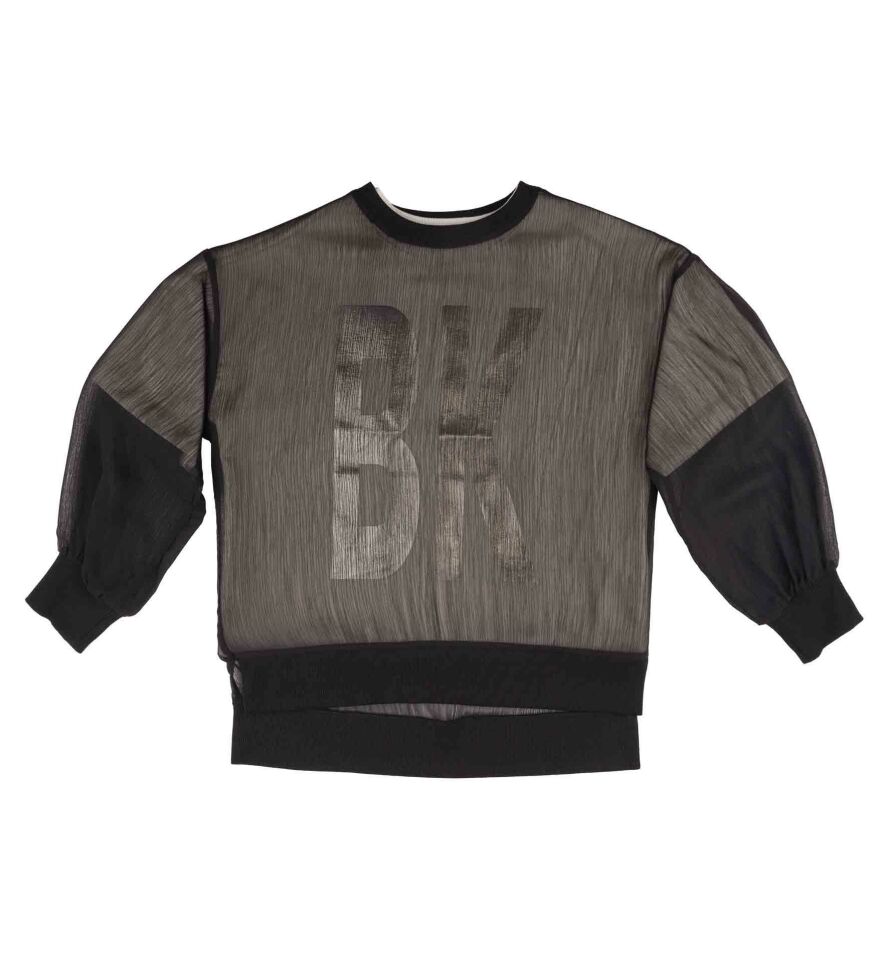 KIZ ÇOCUK TÜL DETAYLI SWEATSHIRT