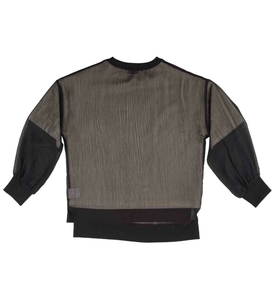 KIZ ÇOCUK TÜL DETAYLI SWEATSHIRT