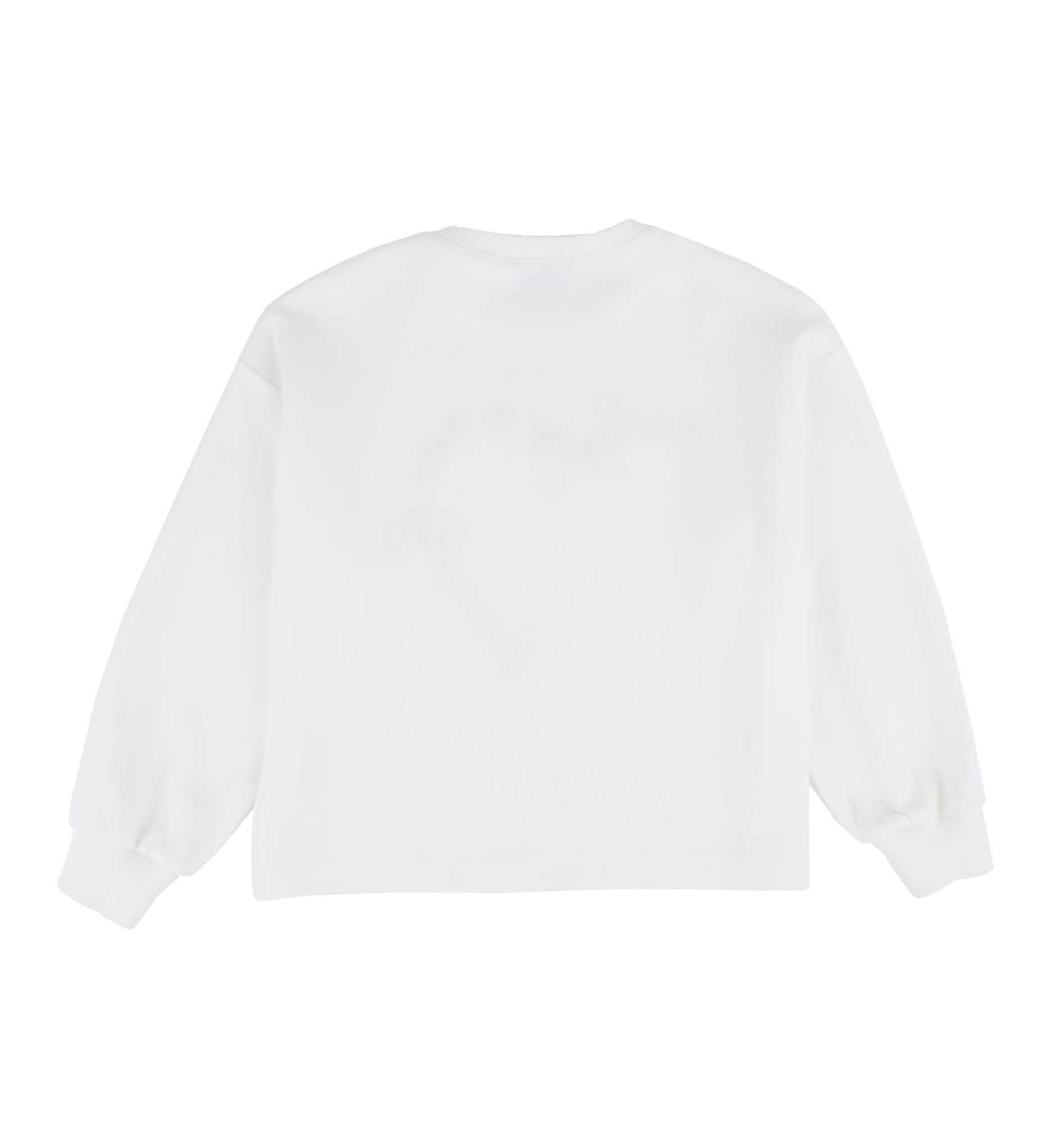 KIZ ÇOCUK NAKIŞLI SWEATSHIRT