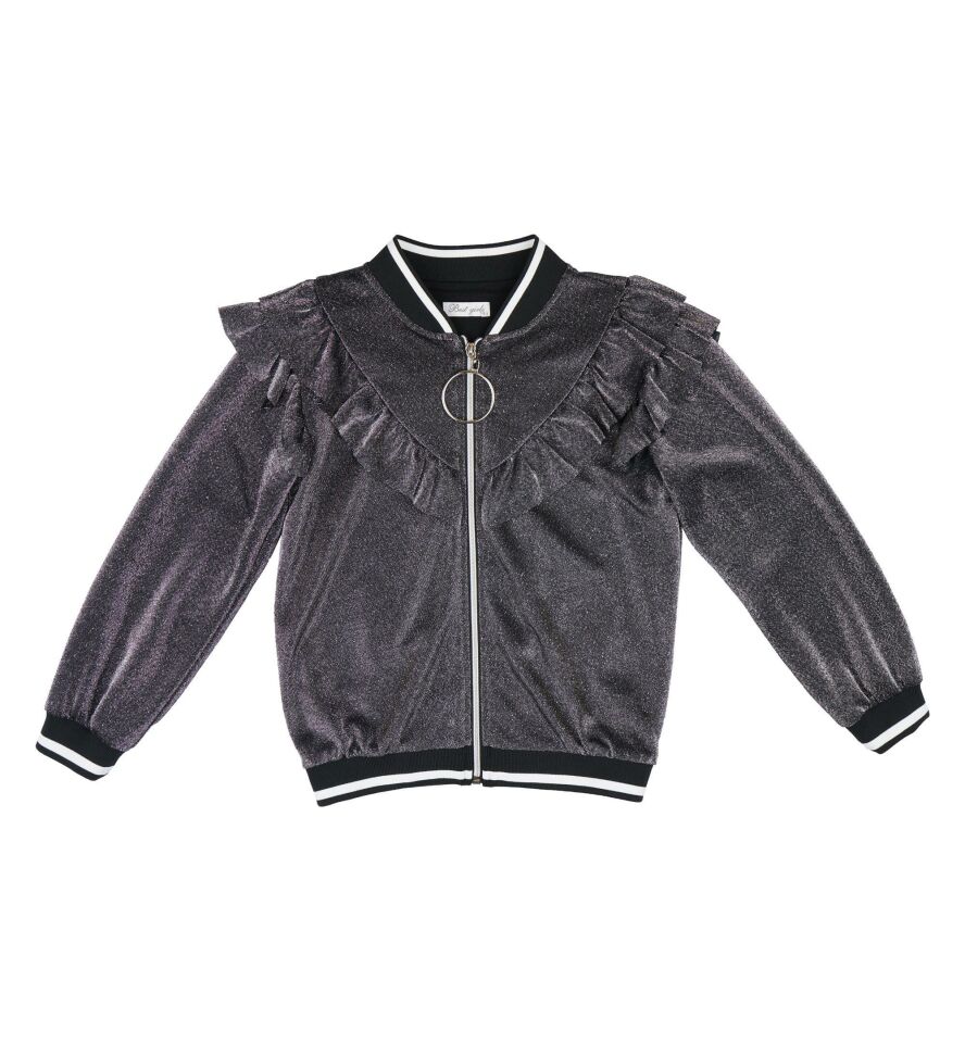 KIZ ÇOCUK FERMUARLI SWEATSHIRT