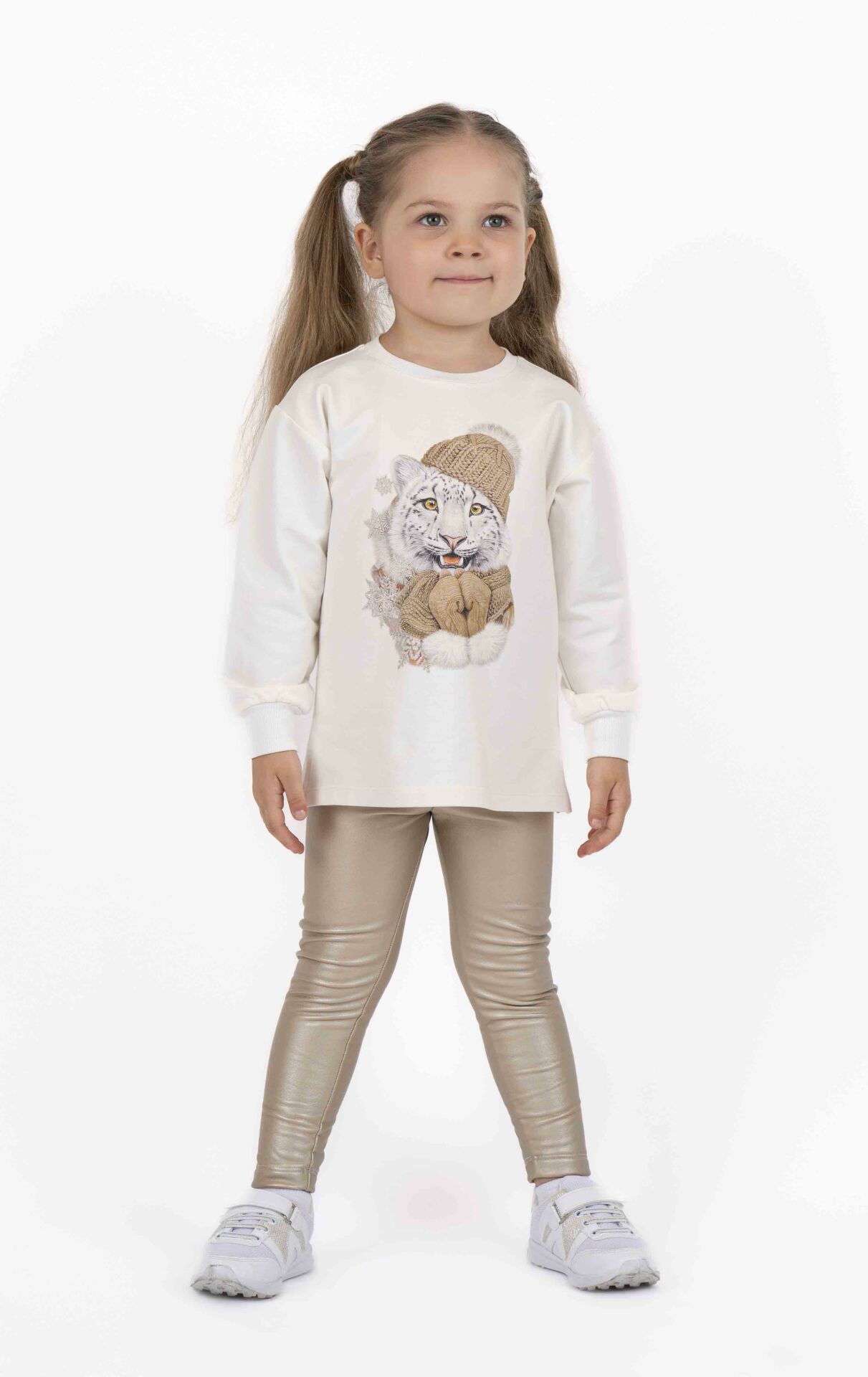 KIZ ÇOCUK BASKILI SWEATSHIRT