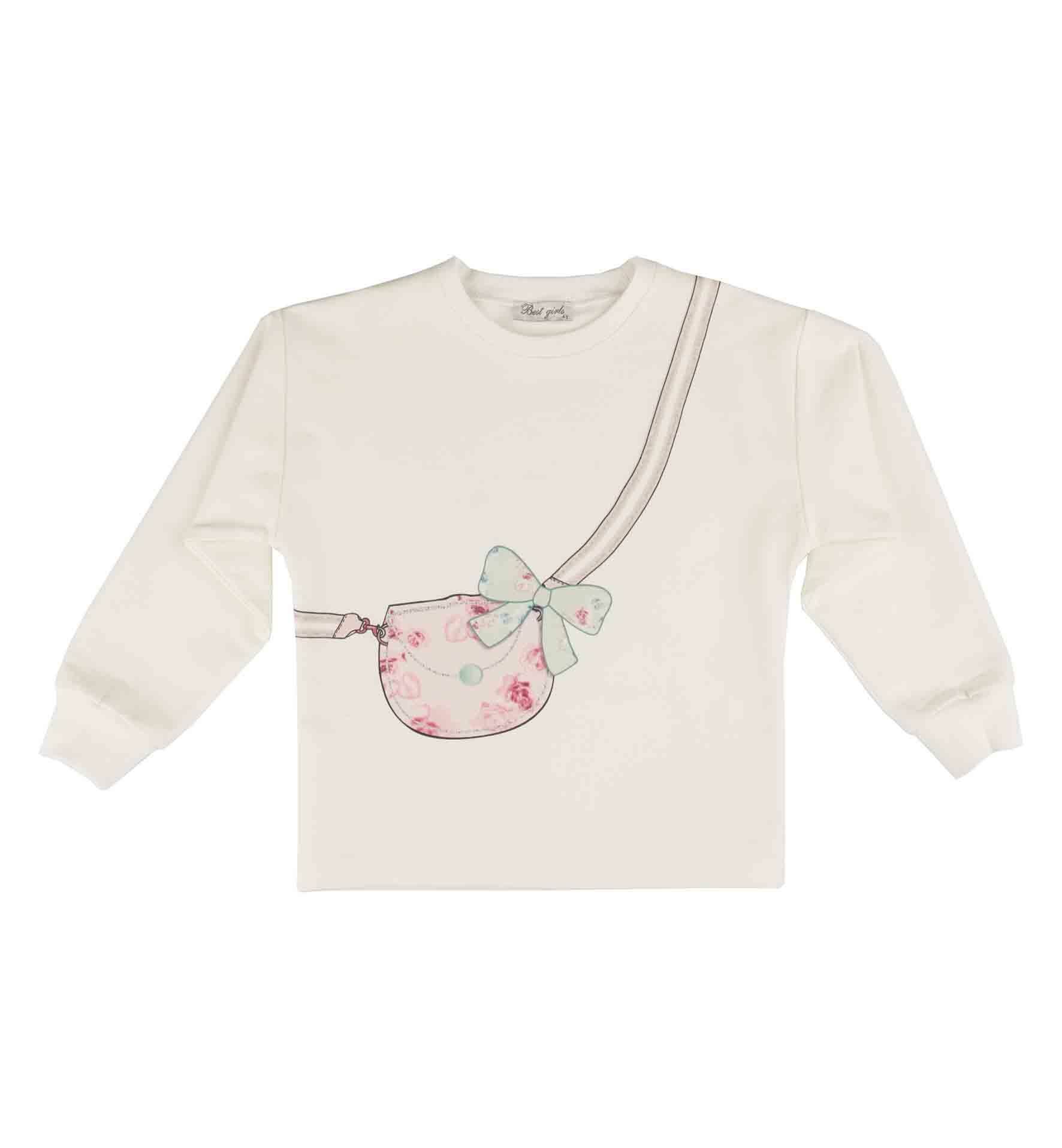 KIZ ÇOCUK BASKILI SWEATSHIRT