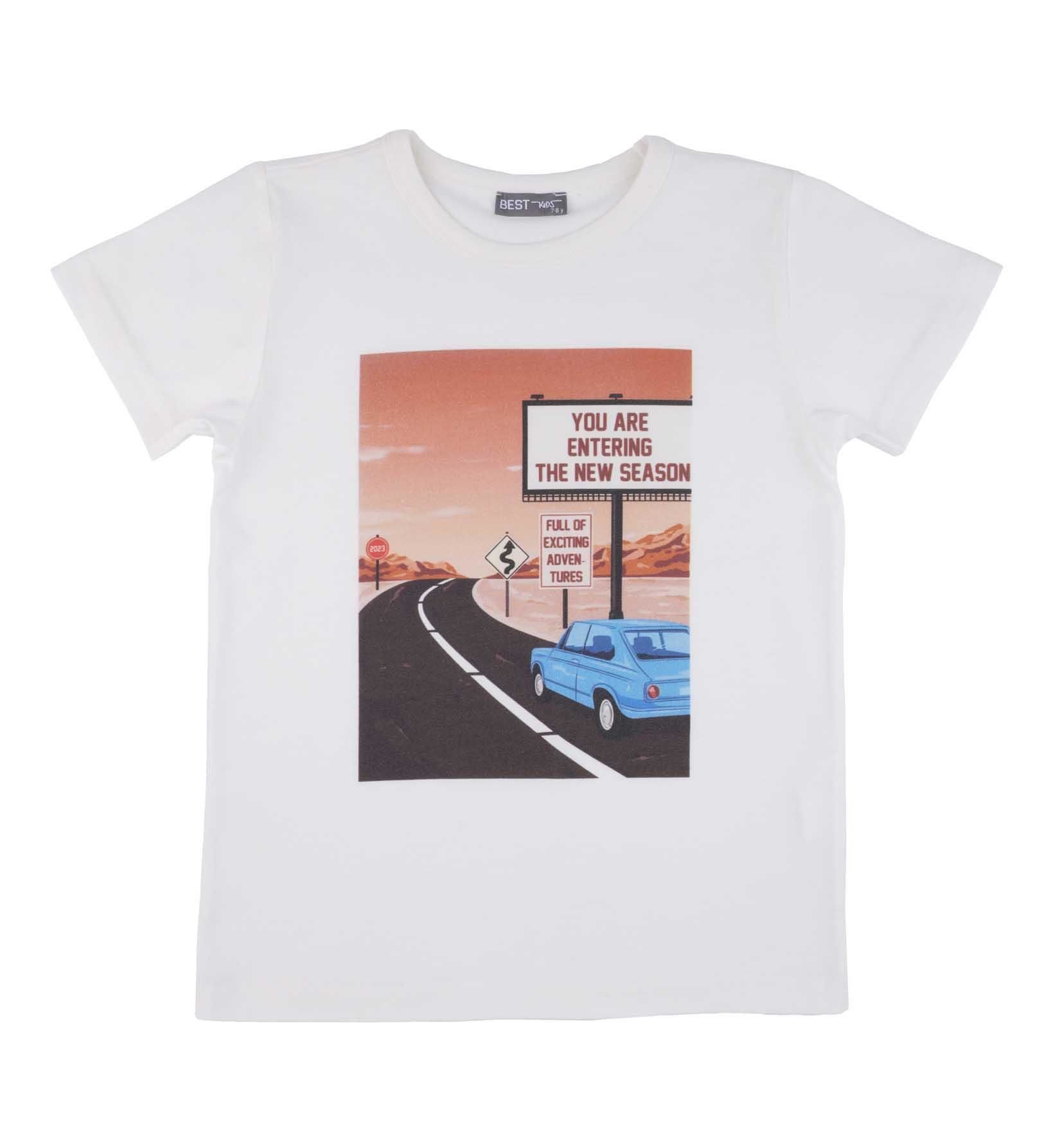 ERKEK ÇOCUK BASKILI T-SHIRT