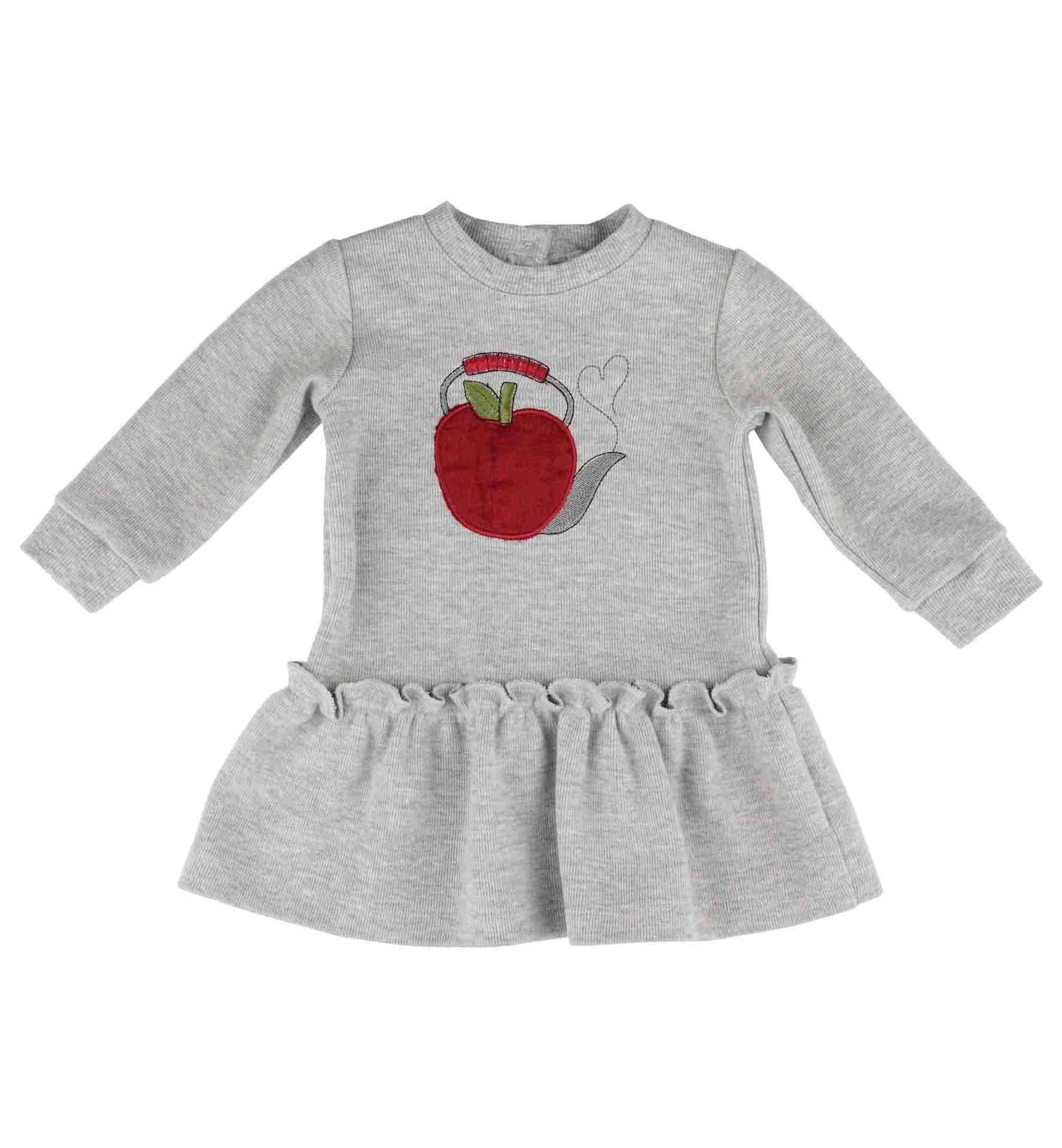 KIZ BEBEK FIRFIR DETAYLI ELBİSE