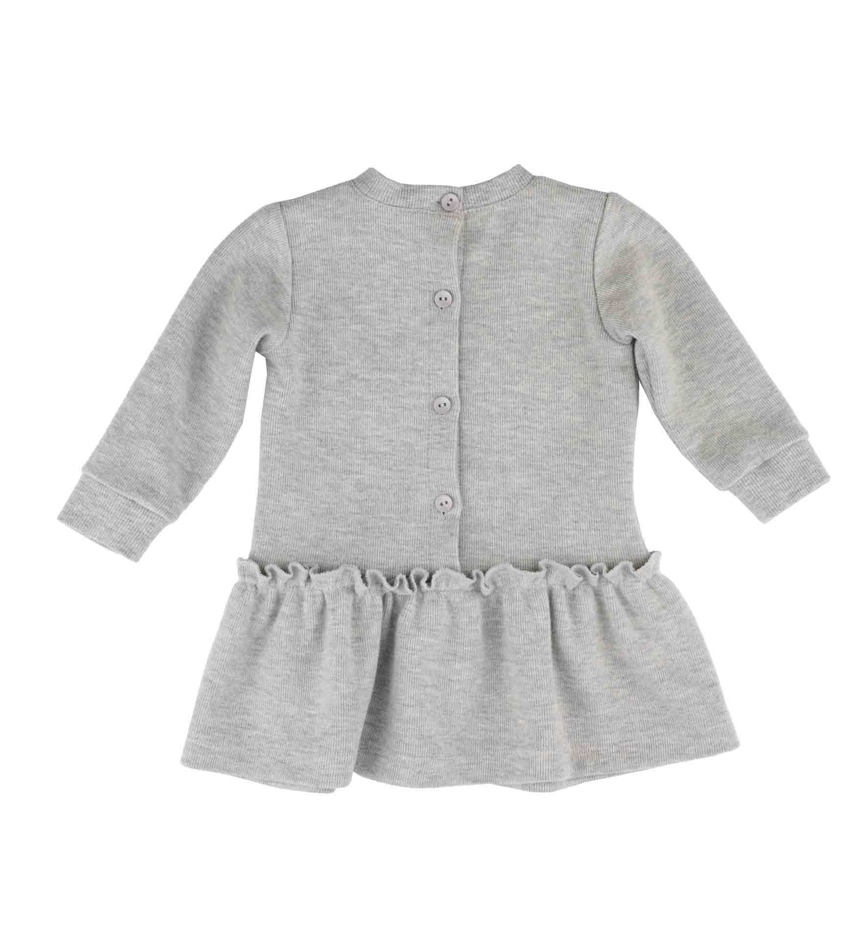 KIZ BEBEK FIRFIR DETAYLI ELBİSE