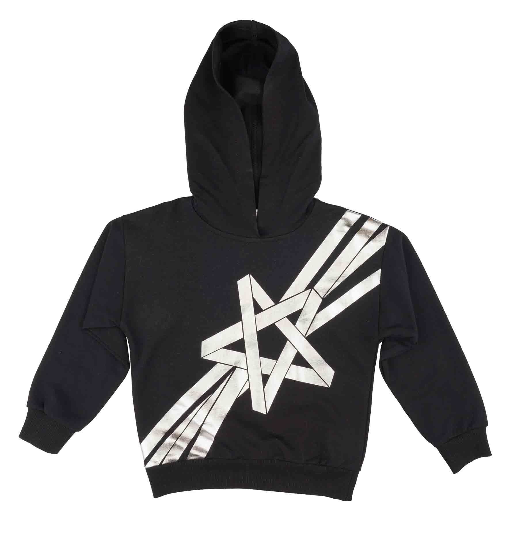 KIZ ÇOCUK HOLOGRAM BASKILI SWEATSHIRT
