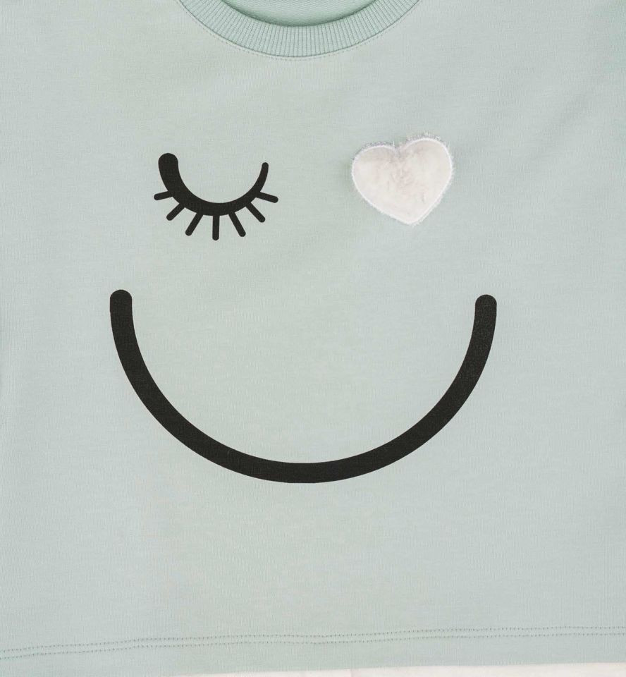 KIZ ÇOCUK BASKILI SWEATSHIRT