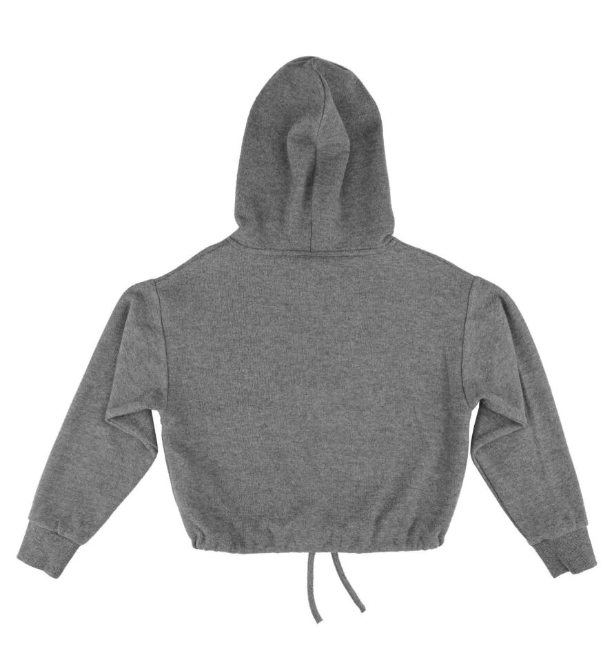 KIZ ÇOCUK ÖNÜ DÜĞMELİ SWEATSHIRT