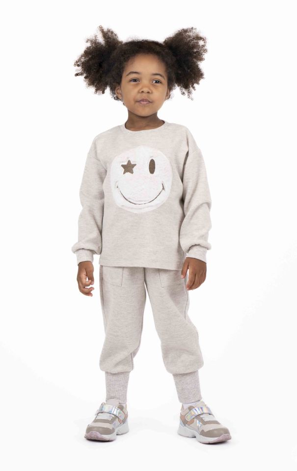 KIZ ÇOCUK BASKILI SWEATSHIRT