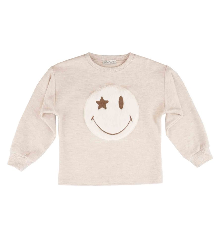 KIZ ÇOCUK BASKILI SWEATSHIRT