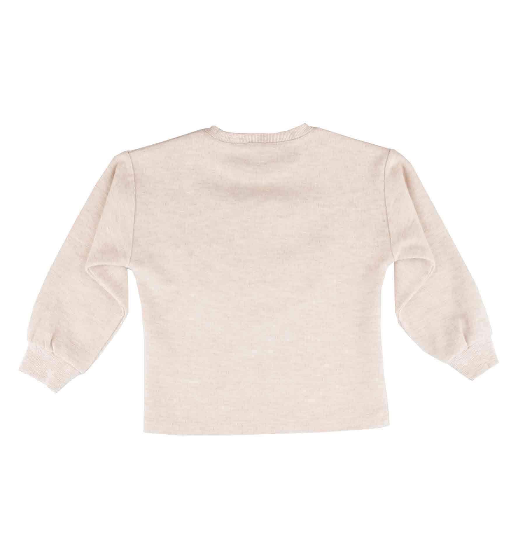 KIZ ÇOCUK BASKILI SWEATSHIRT