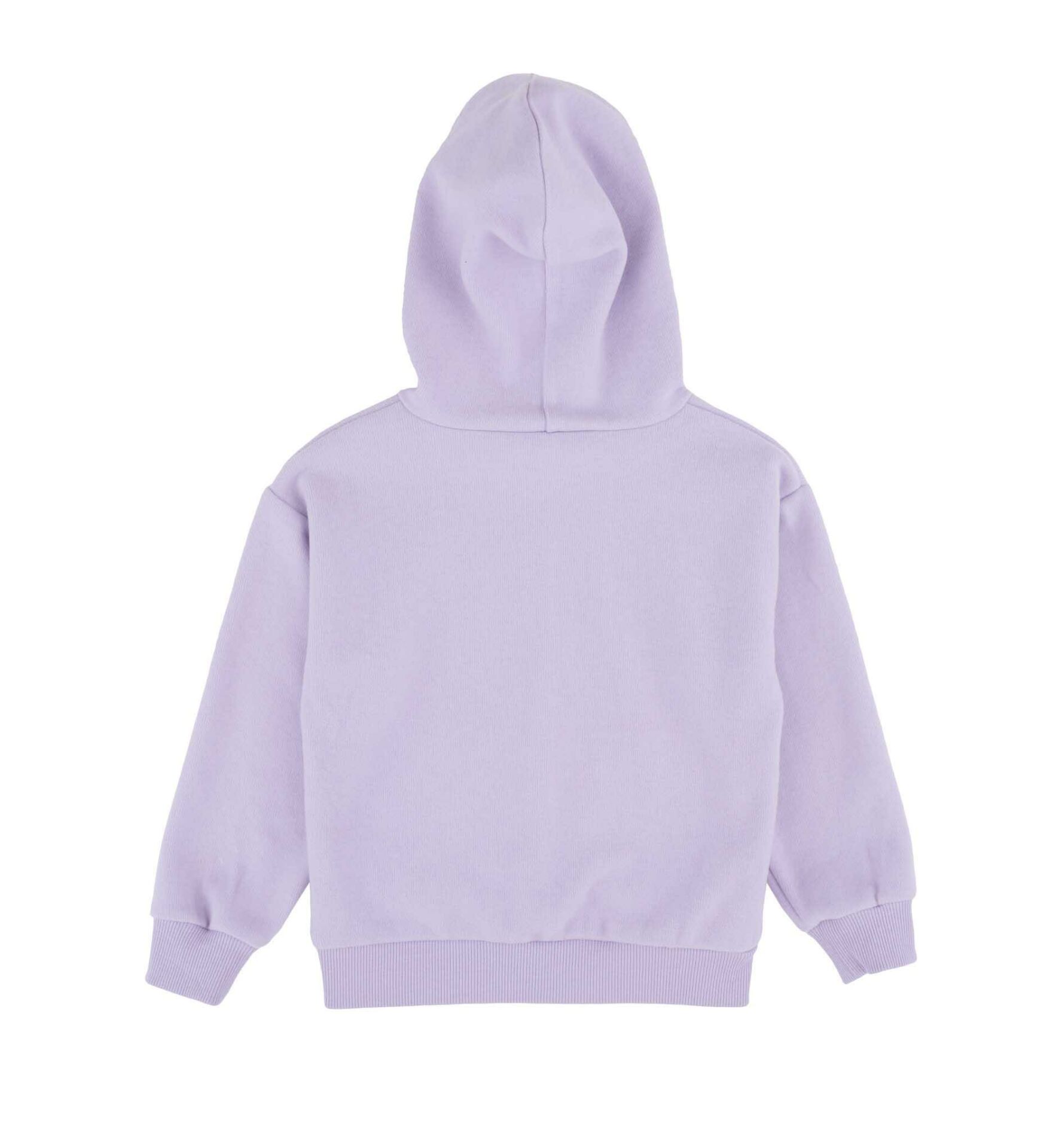 KIZ ÇOCUK KAPÜŞONLÜ DESENLİ SWEATSHIRT