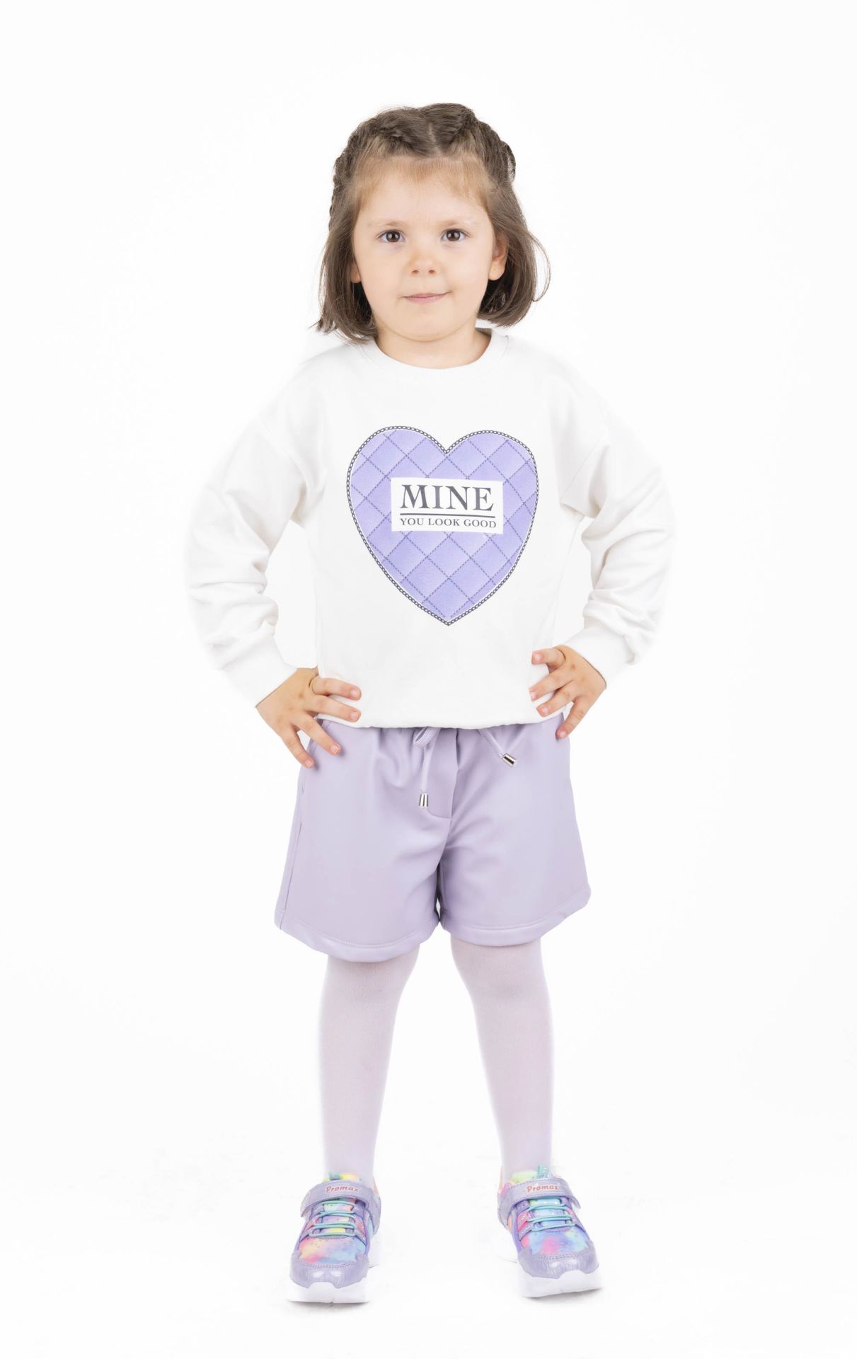 KIZ ÇOCUK BASKILI SWEATSHIRT