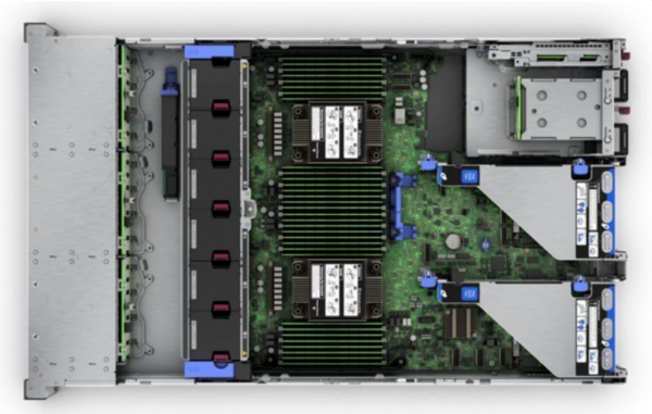 HPE Srv DL380 Gen11 2*Xeon Silver 4510 (12C/2.4GHz) 512GB DDR5 8x1.92TB HPE SSD (8x2.5”) MR408i o/4GB 4x1GbE ILO Std. 2x1000W PSU 2U Rack