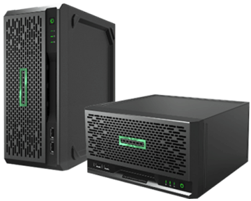 HPE Micro Server Gen10 E-2224 16GB DDR4 2x1TB SATA 7.2K (4x3.5'') NHP S100i 180W External PSU + HPE Windows Server Essentials 2025