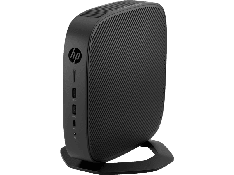 HP Thin Client T640 AMD Ryzen™ R1505G with Radeon™ Vega 3 Graphics 8GB DDR4 64 GB M.2 eMMC Intel 9260 Wireless Thinpro 12HE36EA