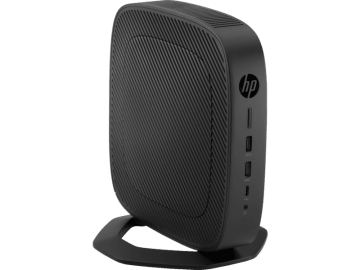 HP Thin Client T640 AMD Ryzen™ R1505G with Radeon™ Vega 3 Graphics 8GB DDR4 64 GB M.2 eMMC Intel 9260 Wireless Thinpro 12HE36EA