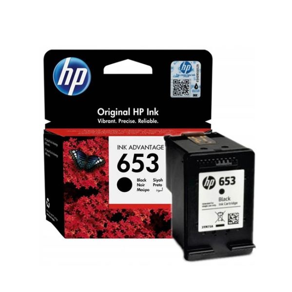 HP 3YM75AE Siyah Mürekkep Kartuş (653)