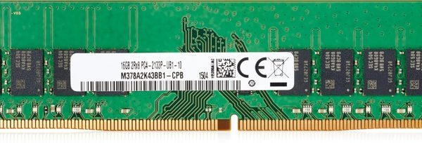 HP 8GB 2666 Mhz nECC Unbuffered DDR4 Memory (Z2 G4 Tower) 3PL81AA