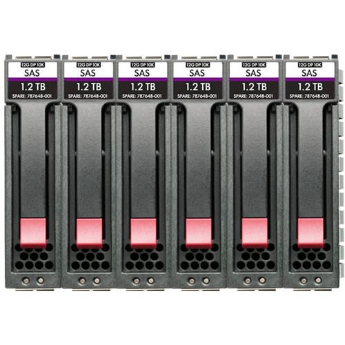 HPE MSA 14.4T SAS 10K SFF M2 6pk HDD Bdl
