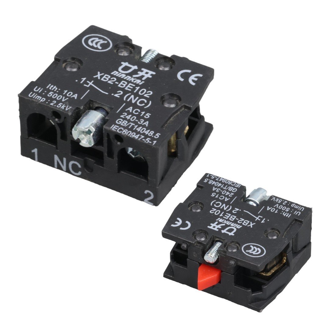 Lay5-Be102 22 Mm Kontak Blok No Kırmızı Fiyatı - Merter Elektronik